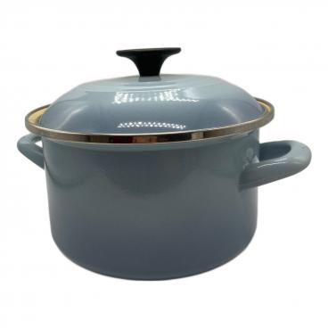 【新品未使用】LE CREUSET ターコイズ 両手鍋 22cm Le Creuset セット 鍋 ホーロー鍋 両手鍋 片手鍋 食器 皿 ル