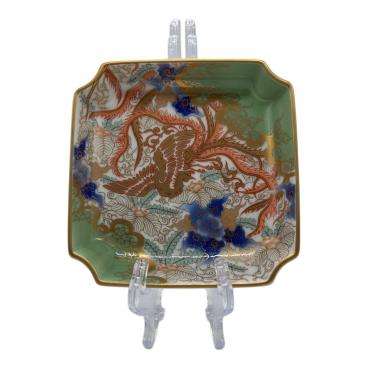 深川製磁 (フカガワセイジ) 花瓶 ルリ三彩 鶴首7号｜トレファクONLINE