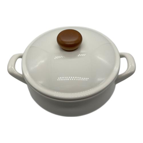 ACTUS (アクタス) ホーロー鍋 ホワイト