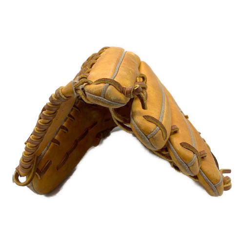 ミズノ 硬式外野用グローブ ベージュ レザー ミズノ 硬式外野用グローブ ベージュ レザー