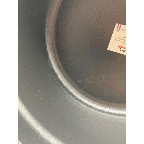 Staub (ストウブ) 両手鍋 ブラック 1102225 ピコ ココット ラウンド 22cmホーロー鍋