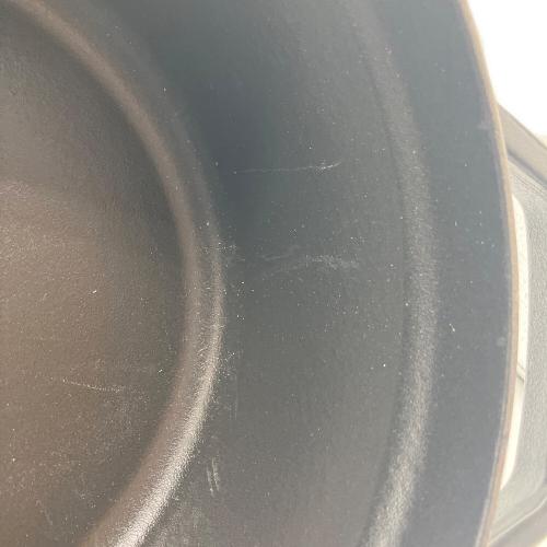 Staub (ストウブ) 両手鍋 ブラック 1102225 ピコ ココット ラウンド 22cmホーロー鍋