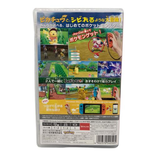 Nintendo (ニンテンドー) ポケットモンスター Let's Go!ピカチュウ Nintendo Switch用ソフト CERO A (全年齢対象)