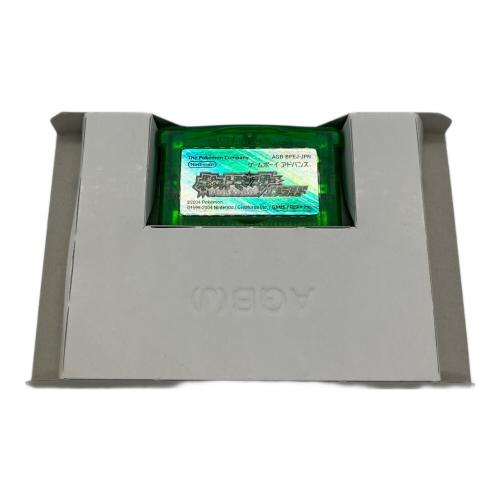 【美品】ポケットモンスター　エメラルド　ソフトなし ゲームボーイアドバンス用ソフト ポケットモンスターエメラルド