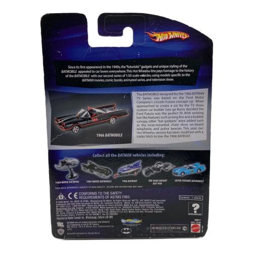HOT WHEELS (ホットウィールズ) ミニカー 1966 BATMOBILE
