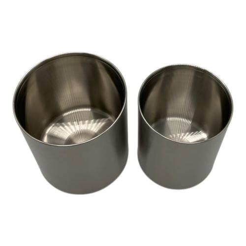 Snow peak (スノーピーク) 真空雪峰 スタッキングマグ 300/450 セット