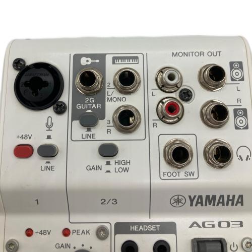 YAMAHA (ヤマハ) ストリーミングミキサー AG03 MK2