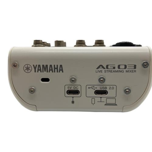 YAMAHA (ヤマハ) ストリーミングミキサー AG03 MK2