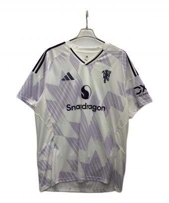 adidas (アディダス) マンチェスター・ユナイテッド 25/26 アウェイユニフォーム ホワイト×ラベンダー サイズ:4XL