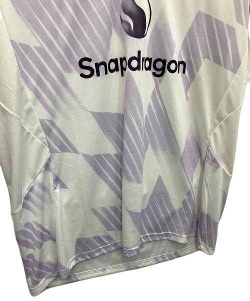 adidas (アディダス) マンチェスター・ユナイテッド 25/26 アウェイユニフォーム ホワイト×ラベンダー サイズ:4XL