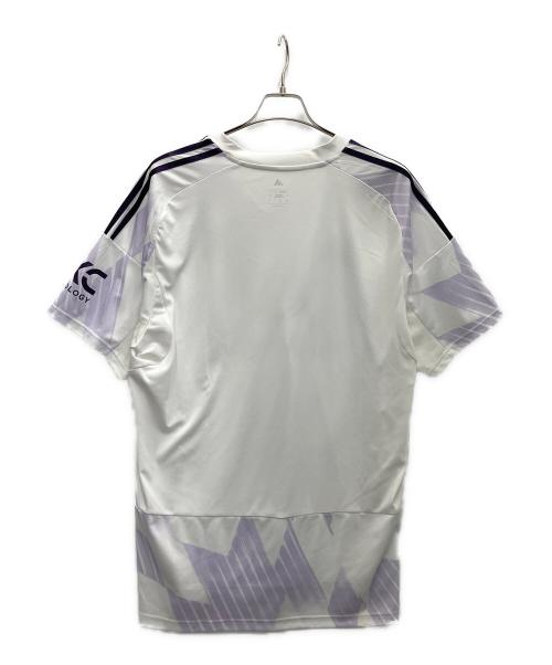 adidas (アディダス) マンチェスター・ユナイテッド 25/26 アウェイユニフォーム ホワイト×ラベンダー サイズ:4XL