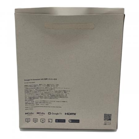 google (グーグル) Google TV Streamer 4K 開封品・通電のみ確認・外箱