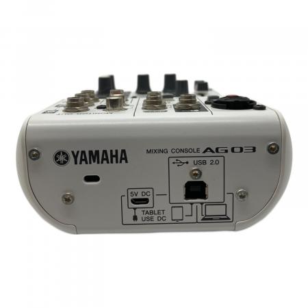 【美品】YAMAHA AG03 ライブストリーミングミキサー YAMAHA (ヤマハ) ライブストリーミングミキサー AG03｜トレファクONLINE