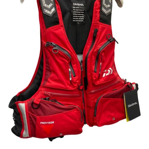 DAIWA (ダイワ) フローティングベスト メンズ SIZE L レッド