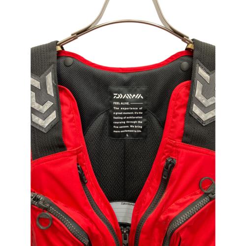 DAIWA (ダイワ) フローティングベスト メンズ SIZE L レッド