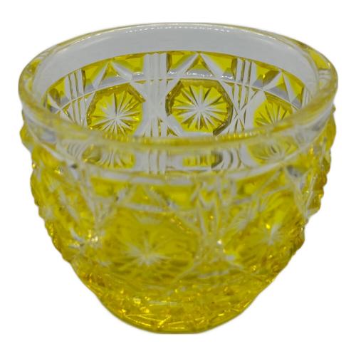 薩摩ガラス工芸 (サツマガラスコウゲイ) 切子猪口 島津薩摩切子