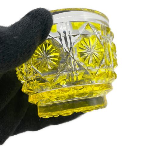 薩摩ガラス工芸 (サツマガラスコウゲイ) 切子猪口 島津薩摩切子