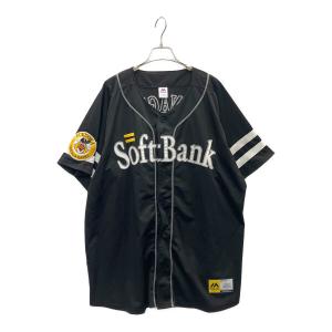 福岡ソフトバンクホークス (フクオカソフトバンクホークス) 柳田悠岐 ゲームシャツ JM08-BLK5-SBH-0069 メンズ SIZE XL ブラック