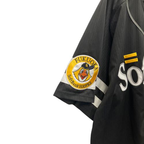 福岡ソフトバンクホークス (フクオカソフトバンクホークス) 柳田悠岐 ゲームシャツ JM08-BLK5-SBH-0069 メンズ SIZE XL ブラック