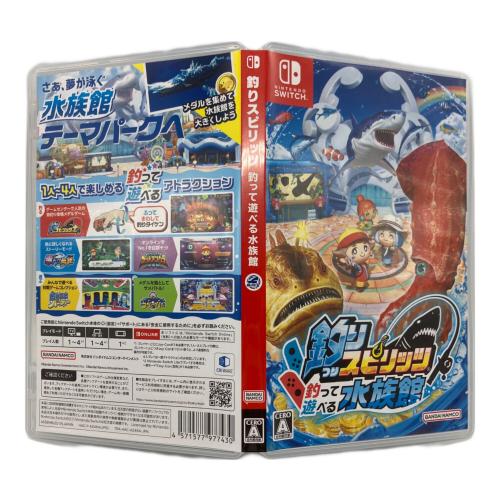 バンダイナムコエンターテインメント 釣りスピリッツ 釣って遊べる水族館 Nintendo Switch用ソフト CERO A (全年齢対象)