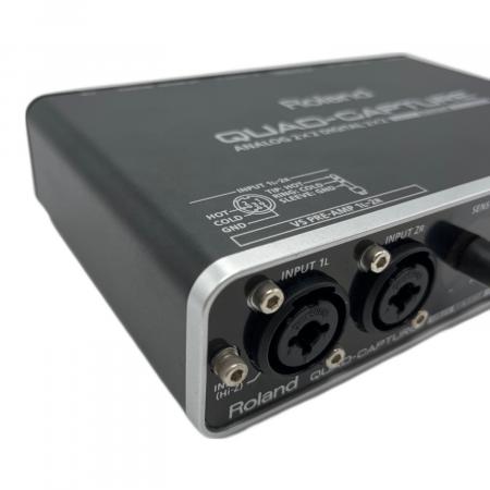 【今月最終にします！値下げしました！！】Roland UA-55 ROLAND (ローランド) QUAD-CAPTURE UA-55 UA-55 2011年製 ツマミ部分
