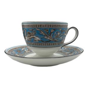 Wedgwood (ウェッジウッド) カップ&ソーサー フロレンティーン・ターコイズ