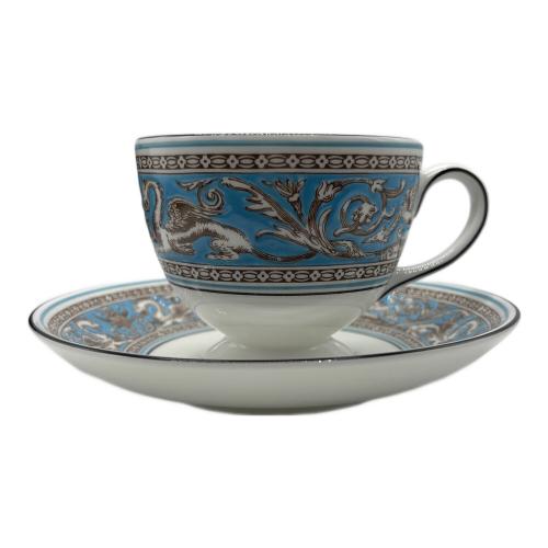 Wedgwood (ウェッジウッド) カップ&ソーサー フロレンティーン・ターコイズ