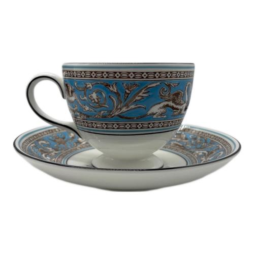 Wedgwood (ウェッジウッド) カップ&ソーサー フロレンティーン・ターコイズ
