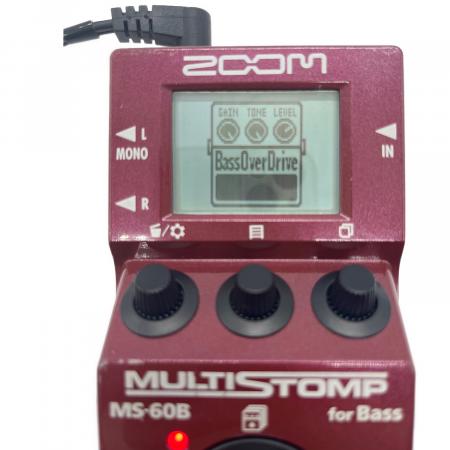 ZOOM (ズーム) MultiStomp Bass Pedal MS-60B｜トレファクONLINE