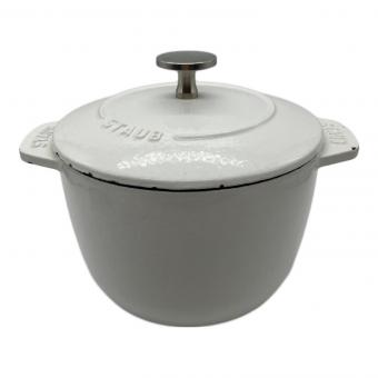 Staub (ストウブ) 両手鍋 16 ホワイト