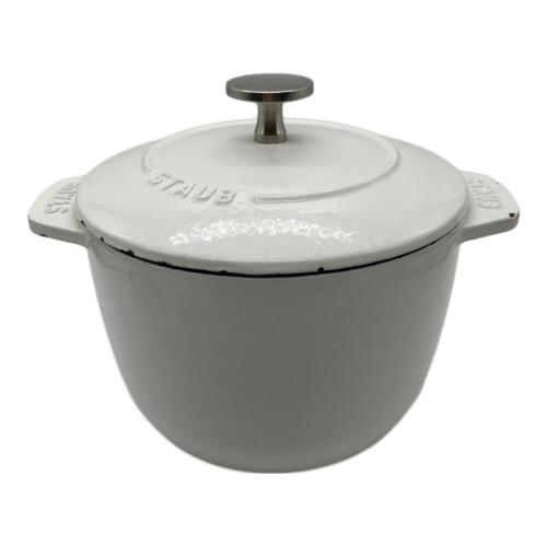 Staub (ストウブ) 両手鍋 16 ホワイト