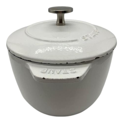 Staub (ストウブ) 両手鍋 16 ホワイト