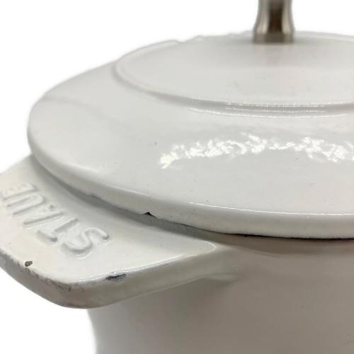 Staub (ストウブ) 両手鍋 16 ホワイト