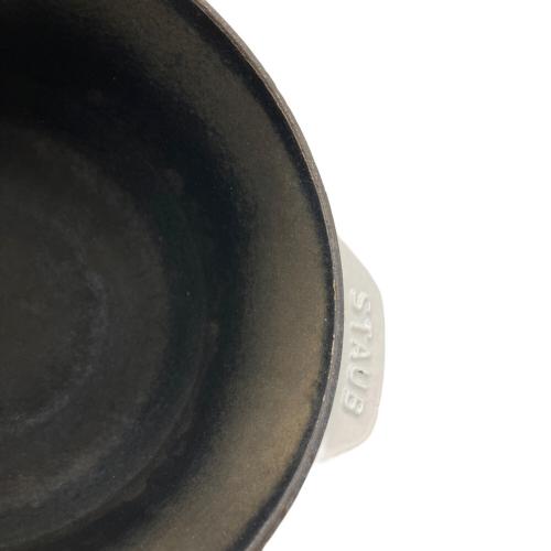 Staub (ストウブ) 両手鍋 16 ホワイト