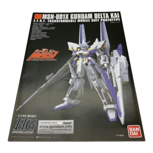 BANDAI (バンダイ) 機動戦士ガンダムUC MSV ガンプラ HGUC 1/144 ガンダムデルタカイ