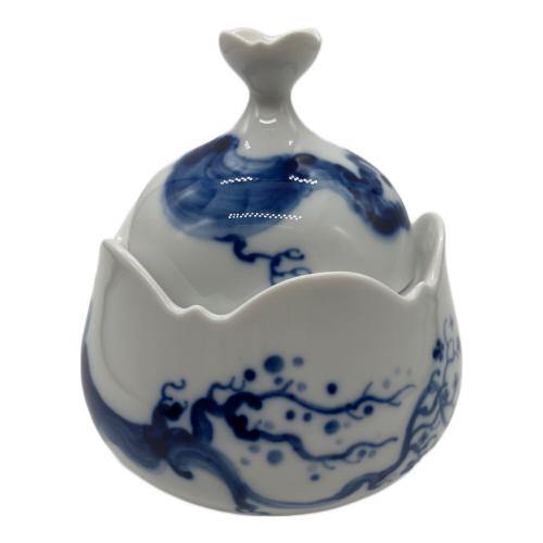Meissen (マイセン) シュガーポット ブルーオーキッド