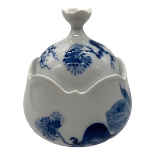Meissen (マイセン) シュガーポット ブルーオーキッド