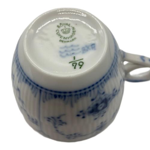 ROYAL COPENHAGEN (ロイヤル・コペンハーゲン) カップ&ソーサー ブルーフルーテッド・プレイン