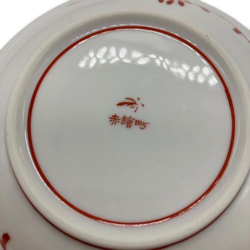 香蘭社 (コウランシャ) 小皿 赤繪町工房 魚鳥紋