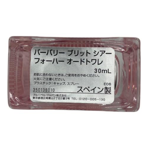 BURBERRY (バーバリー) オードトワレ 30ml 残量50%-80% BRIT SHEER