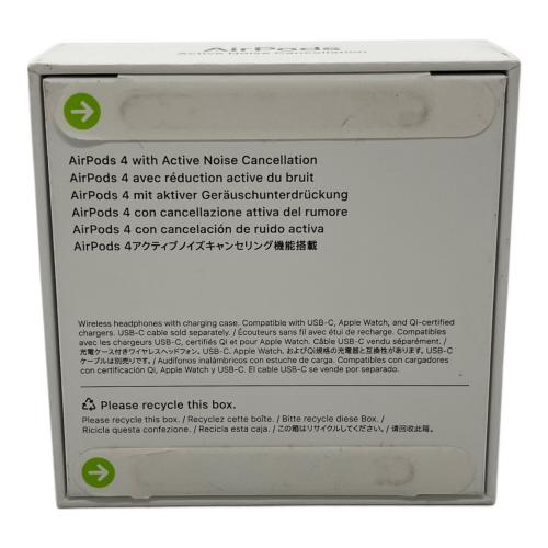 Apple (アップル) AirPods 4 アクティブノイズキャンセリング搭載モデル MXP93J/A