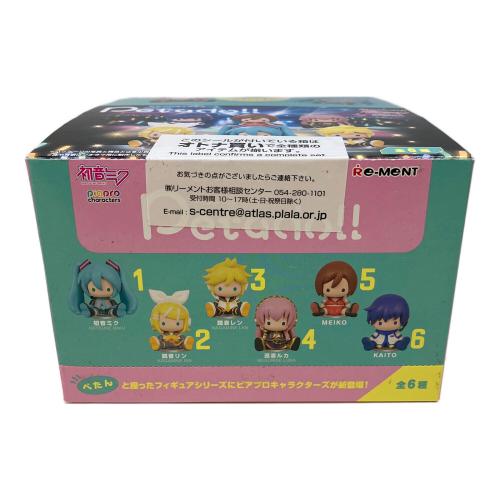 リーメント 【初音ミクシリーズ】petadoll ピアプロキャラクターズ フィギュア 1BOXセット(6種入り)