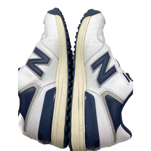 NEW BALANCE (ニューバランス) ゴルフシューズ UGBS574J SL BOA メンズ SIZE 27cm ホワイト×ネイビー