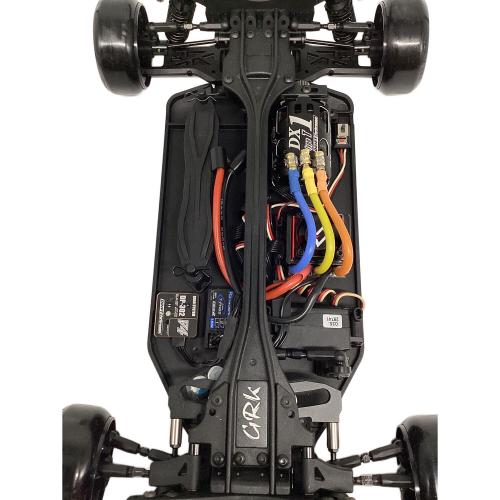 SHIBATA ラジコン モーター（10BL120）&（ DX1 Type-T）、ステアリングジャイロ（DP-302）、受信機（R314SB-E） @ GRK GS2 EVO 動作確認済み ボディ：Mazda RX-7 サバンナ