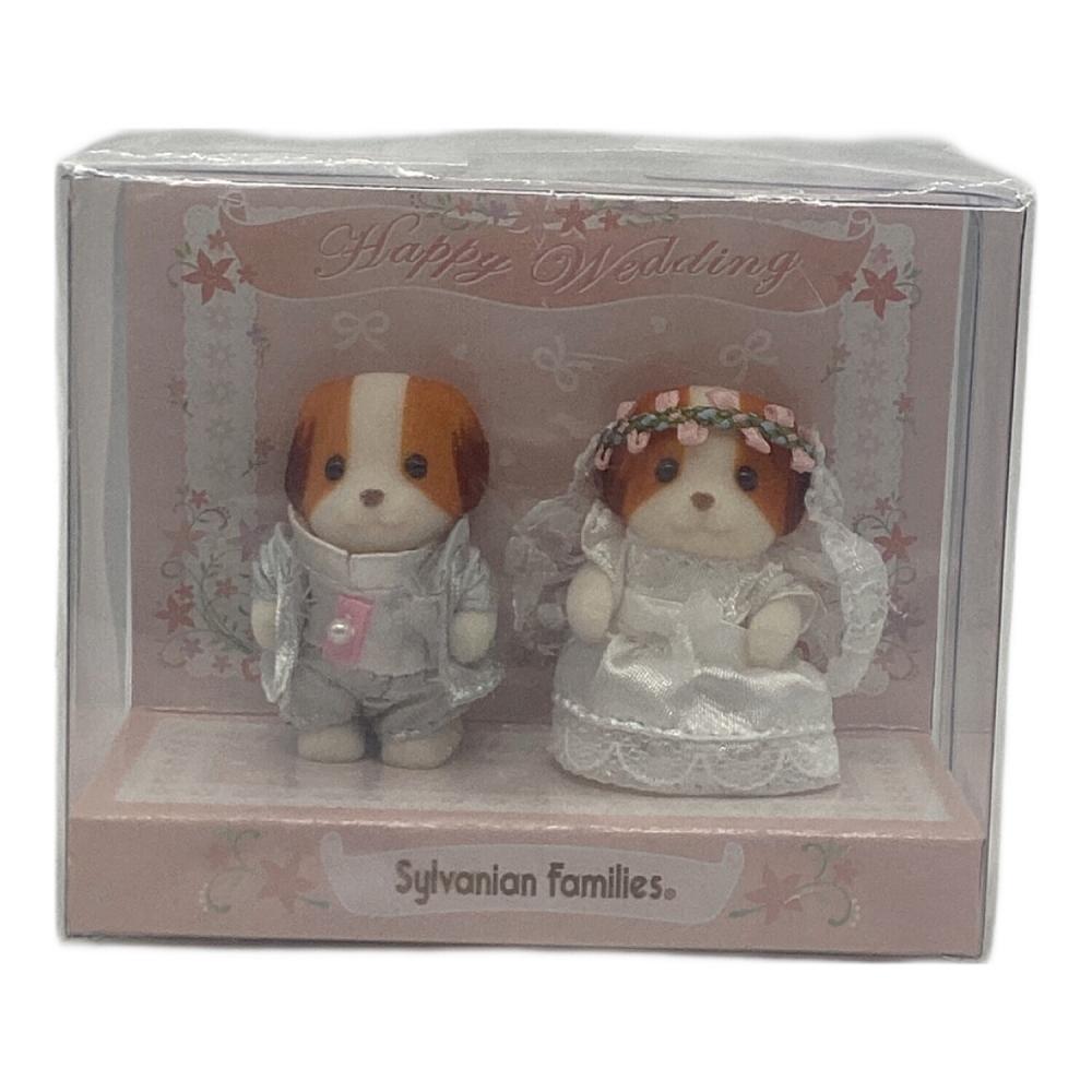 レア！シルバニア　シフォンいぬ　ウェディング　赤ちゃんペア　新品 EPOCH (エポック) シルバニアファミリー 赤ちゃんペアセット