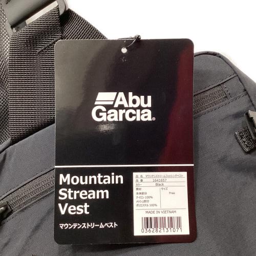 Abu Garcia (アブガルシア) フィッシングベスト マウンテンストリーム FWフィッシングベスト ブラック メンズ SIZE Free ブラック