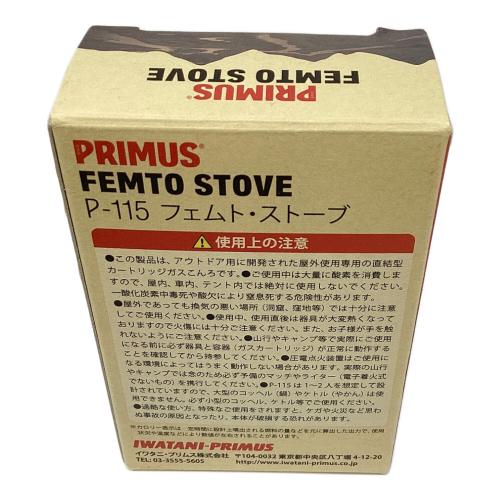 PRIMUS (プリムス) フェムトストーブ コンロ P-115