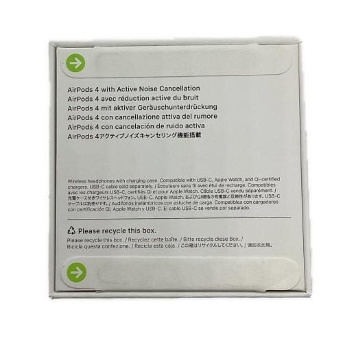 Apple (アップル) AirPods(第4世代) A3055/A3056/A3059