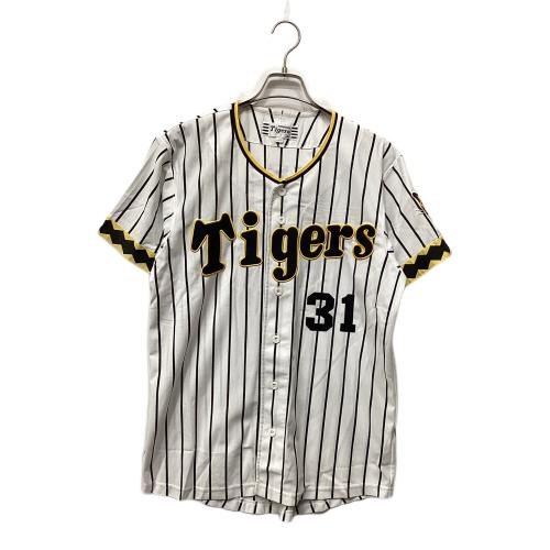 阪神タイガース (ハンシンタイガース) 掛布ファーム監督 ＃31 応援グッズ ホワイト×ブラック×イエロー　輝流ライン