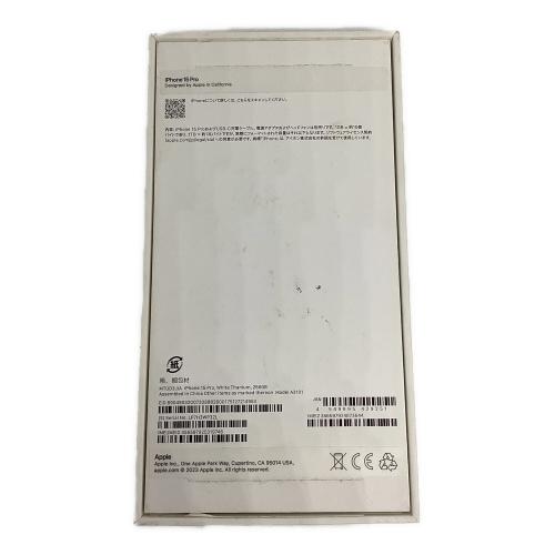 Apple (アップル) iPhone15 Pro MTUD3J/A 356597925319746 サインアウト確認済